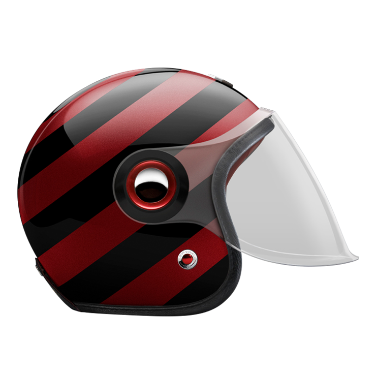 Jet Montmartre-helmet-side-clear smoke