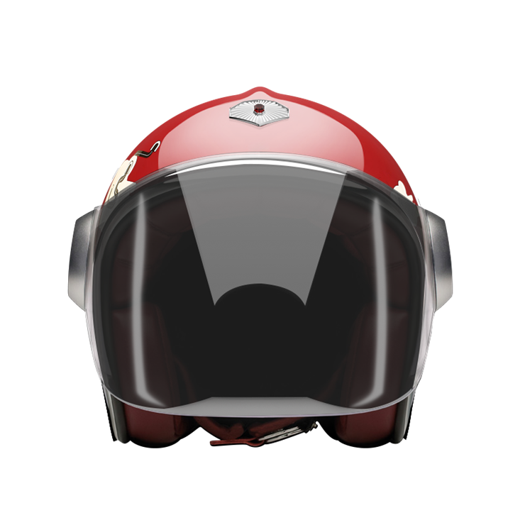 Jet Ruelles de Paris-helmet-front-dark smoke