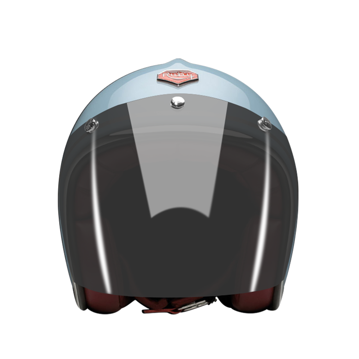 Open-Face-François-1er-helmet-front-Dark-brown