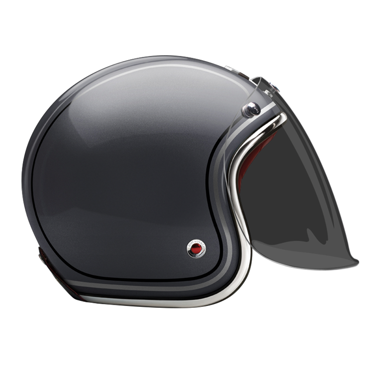 Open-Face-Matignon-helmet-side-Dark-brown