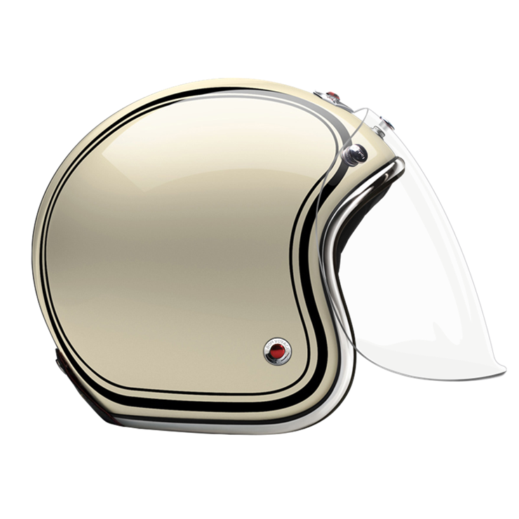 Open Face Moosacher-helmet-side-clear smoke